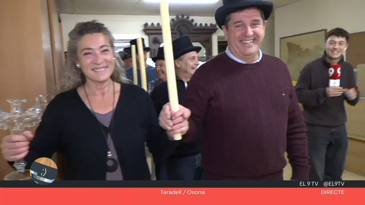 L’últim assaig del Ball del Ciri de Taradell abans de portar-lo a plaça aquest dimarts