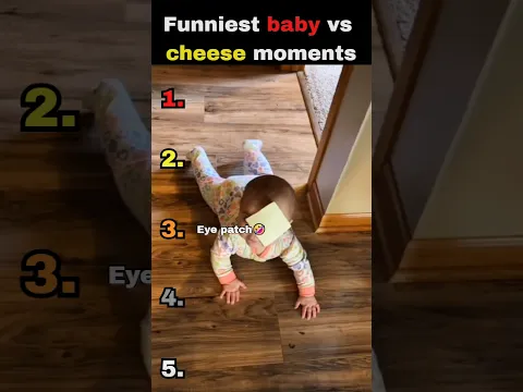 Funniest baby vs cheese moments #funny #baby #cheese #ranking