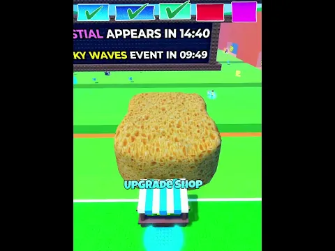 Sponge vs All Tsunamis   #escapetsunamiforbrainrots #roblox
