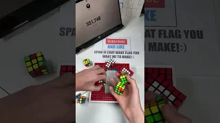 🔴Making YOUR Flags! *With Rubik’s Cubes*🔴