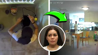 زوجة تحاول ان تسمم زوجها فضحتها الكاميرات !!