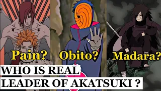 Who is the real Leader of Akatsuki! Full Explanation in Hindi
