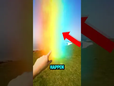 HE TOUCHED A RAINBOW AND YOU WON'T BELIEVE WHAT HAPPENED NEXT 🌈😳