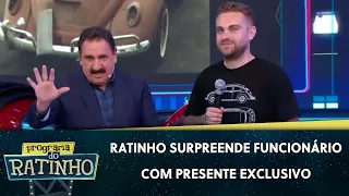Ratinho surpreende funcionário e dá carro exclusivo | Programa do Ratinho (09/02/23)