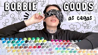 PINTANDO DUAS PAGINAS DE BOBBIE GOODS COM CORES ESCOLHIDAS SEM ENXERGAR! - SERA QUE FICOU BOM?