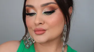 Vestido Verde MAQUILLAJE Paso a Paso 💚 #makeuptutorial