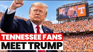 Europeans Watched 100,000 Tennessee Fans Meet Trump — Here's What Actually Happened