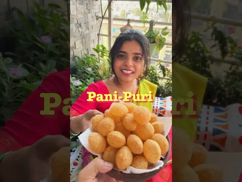 Pani Puri or Puchka or Golgappa or Gupchup #shorts