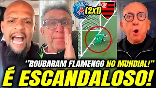 🚨''FOI ESCANDALOSO!'' OLHA A REAÇÃO DO FELIPE MELO e DA IMPRENSA após FLAMENGO 1X1 PSG no MUNDIAL!