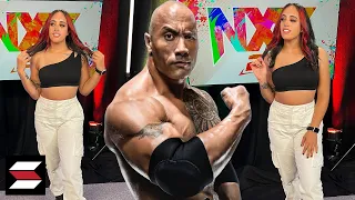 The Rock's Daughter Ava Raine Cuts First-Ever WWE Promo At NXT House Show
