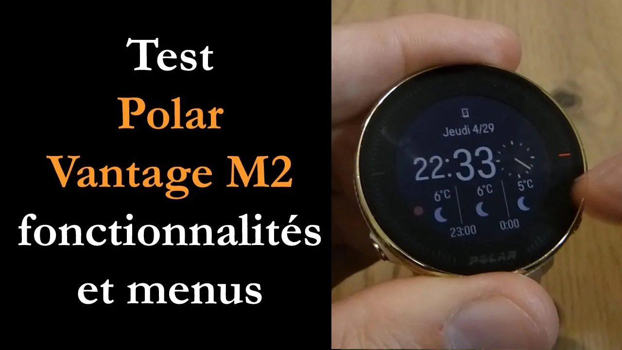 Vido-Test de Polar Vantage M par Montre cardio GPS