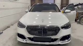 Uzbekiston boyicha birinchi bolib Mercedes Benz W221 Predelka  Mercedes Benz w223 Maybach qilindi