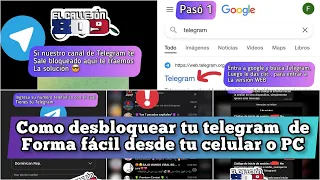 Como desbloquear tu Telegram De forma fácil