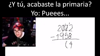 ¿Y tú acabaste la primaria?...Yo: Pues 😅...
