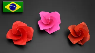 Como Fazer uma Rosa de Papel (Presente DIY Fácil e Rápido)