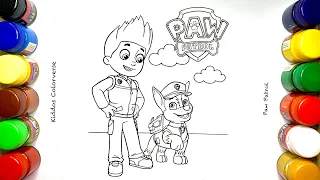 Paw Patrol | Ryder and Chase @KiddosColorverse #youtube #art #fun #youtubevideo #pawpatrol