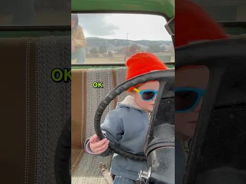 Adorable Little Truck Driver 💕