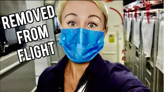 I WAS REMOVED FROM MY FLIGHT! 😳✈️ The REAL Life Of A Flight Attendant!