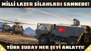 Milli Lazer Silahları Sahnede! Türk Subay Her şeyi Anlattı! Lazerle Vurduğumuz İHA?