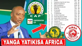 Kumekucha,! YANGA YAIZIDI SIMBA ORODHA YA VILABU BORA AFRICA/CAF Yatangaza vilabu Bora ......