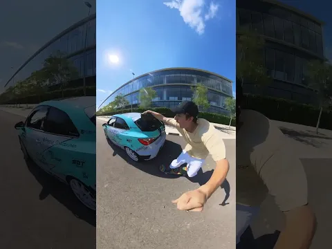 Alguien sabe como se llama el coche? Y a cuanta velocidad he ido? #skate