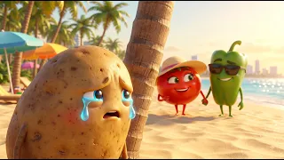 आलू ने टमाटर को रंगे हाथों पकड़ा! 😱 | Tomato Betrayed Potato
