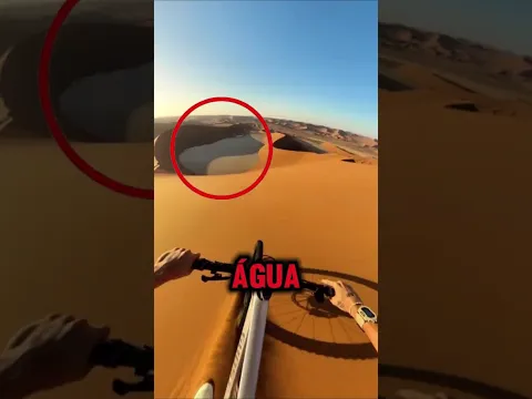 Este Ciclista Viu Um Lago no Deserto e Aconteceu Algo Chocante 😳