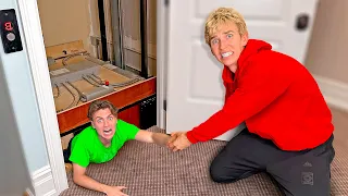 My BROTHER Got STUCK In An ELEVATOR!