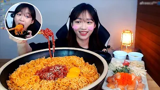 올릴까 말까 100번은 고민한 실패영상.. 육회비빔면 먹방/Mukbang Eating Show