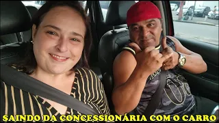 SAINDO DA CONCESSIONÁRIA COM O CARRO - PRIMEIRO PASSEIO NO CARRO
