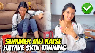 Summer mei Kaise Hataye Skin Tanning 😨
