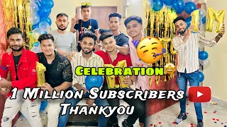 1 Million Subscribers Celebration🤩 | Finally Suprise Mil Gaya😍 | MR QUTUB