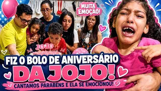 Fiz o bolo de aniversário da Jojo! Ela se emocionou!