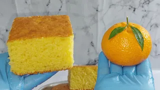 كيكه اليوسفي🍊 في الخلاط في 5دقايق😍وهقولك علي سر نجاح أي كيك معلقتين هنضفهم لدقيق خفيفه هاشه جدا
