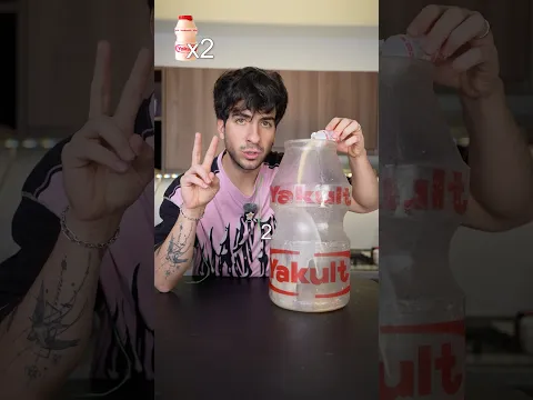 Convertí 100 yakults en 1 gigante.