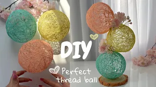 DIY perfect thread ball- ASMR Sound