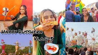 Happy Dusshera  | Vlog - 5| vijayadashami 2023 💜| #dussheraspecial #ravandahan @meghasingh025