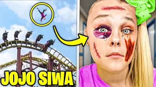 Jojo Siwa fell off the roller coaster, then..