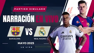 🟢 REAL MADRID PIERDE ANTE EL BARCA EN LA SUPERCOPA / PARTIDO SIMULADO PES 2021 - NARRACIÓN EN VIVO
