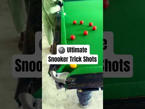 🎱 Ultimate Snooker Trick Shots #snooker #billiards #fun
