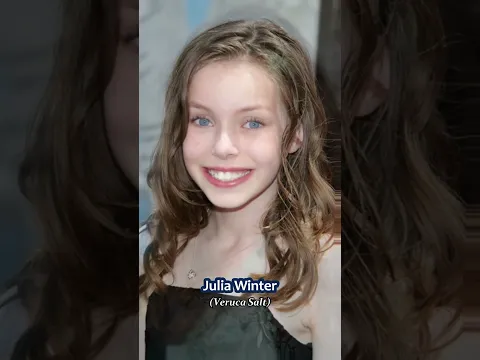 Antes y después del elenco de Charlie y la Fabrica de Chocolate