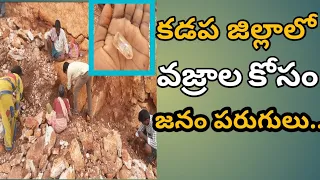 Kadapa Gillalo Diamonds || కడప జిల్లాలో వజ్రాల వేట || బ్రహ్మంగారి మఠం మండలం || Kadapa Nagireddy