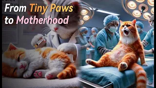 From Tiny Paws 🐾to Motherhood🐈‍⬛ : Joy's Heartwarming Journey