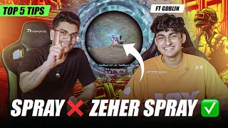 Top 5 Tips To Improve Your Spray in BGMI 2024 ft - @goblinbgmi