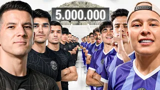 20 TA BLOGER 5.000.000 UCHUN FUTBOL MAYDONIDA KURASHDI…