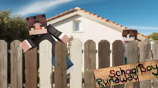 СБЕЖАЛ ЧЕРЕЗ ЗАБОР ОТ ЗЛЫХ РОДИТЕЛЕЙ В SCHOOLBOY RUNAWAY В МАЙНКРАФТЕ!