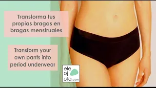 Haz tus propias braguitas menstruales | ELEOJOTA00 | TUTORIAL COSTURA
