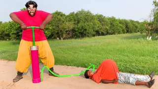 New Bhoot Video 2021 | Bhoot ka Funny Plastic Air Pump | Moral Kahaniya