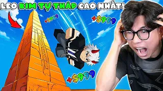 BI HUỲNH NHẢY TỪ ĐỈNH KIM TỰ THÁP CAO 96,858,858 MÉT Trong Climb and Jump | Roblox