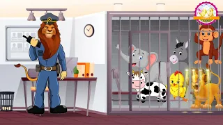 الاسد سيمبا الشرطي يقبض علي الاطفال النوتي اللي ما بيسمعوش الكلام / حدوتة قبل النوم/katakito TV